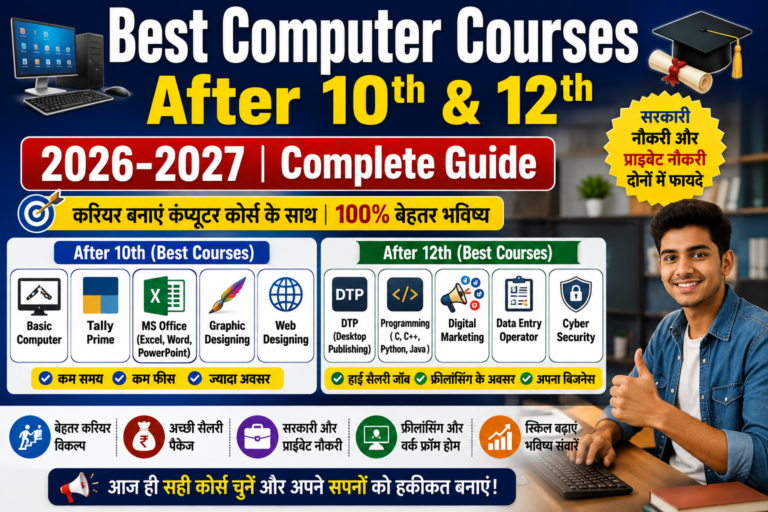 Best Computer Courses After 10th and 12th in 2026-2027